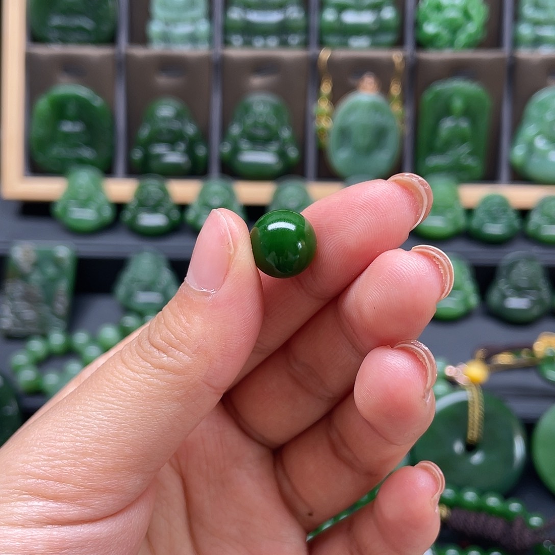 和田玉吊坠未镶嵌平**心