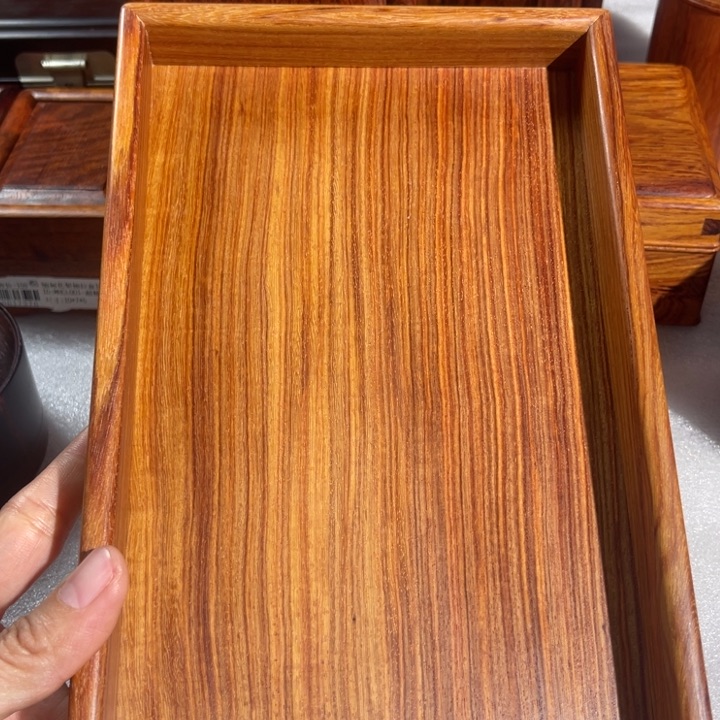 巴西小叶红檀文盘26*15*2.5