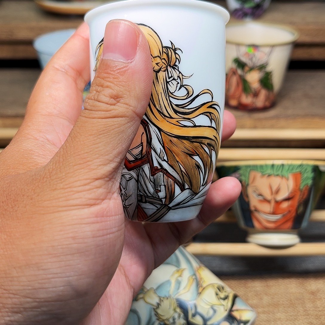 景德镇陶瓷手绘主人杯