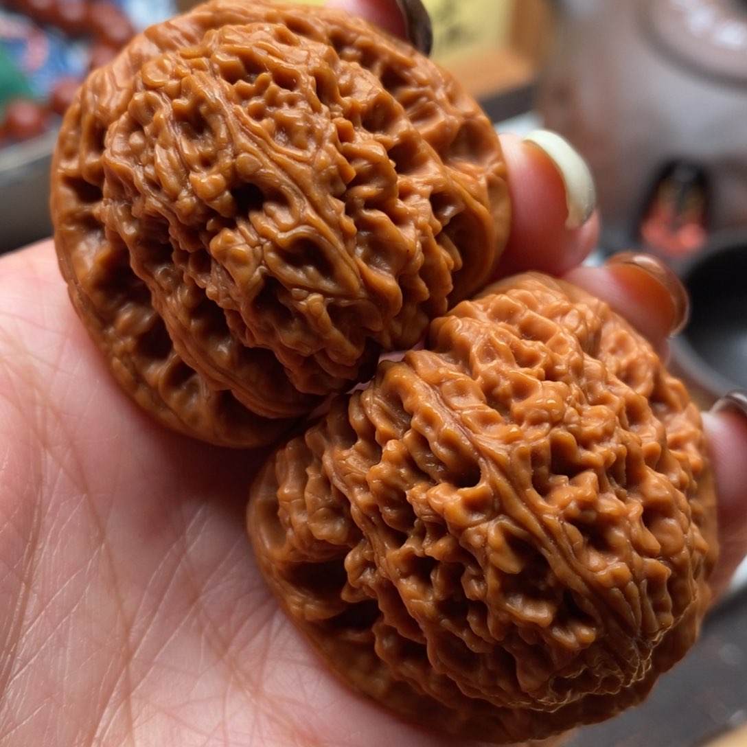 把件文玩核桃42尺寸全品南江石