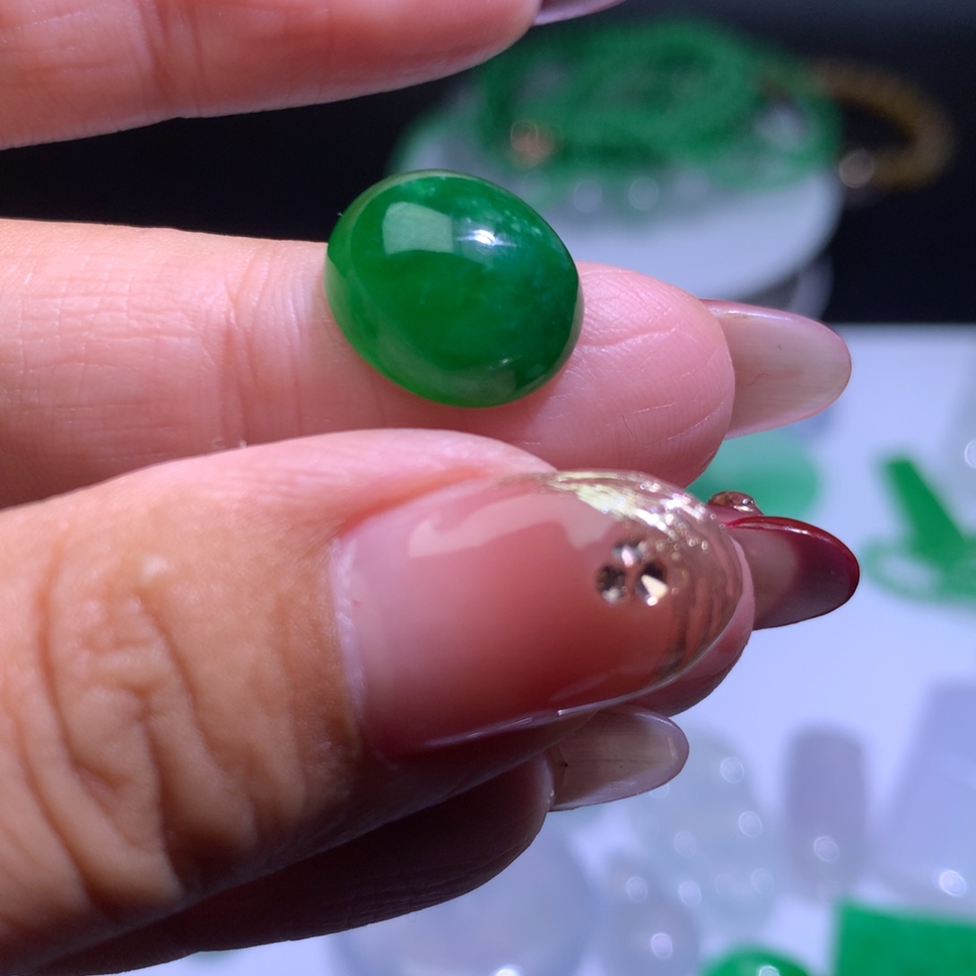 定制翡翠未镶嵌大****爱毛货