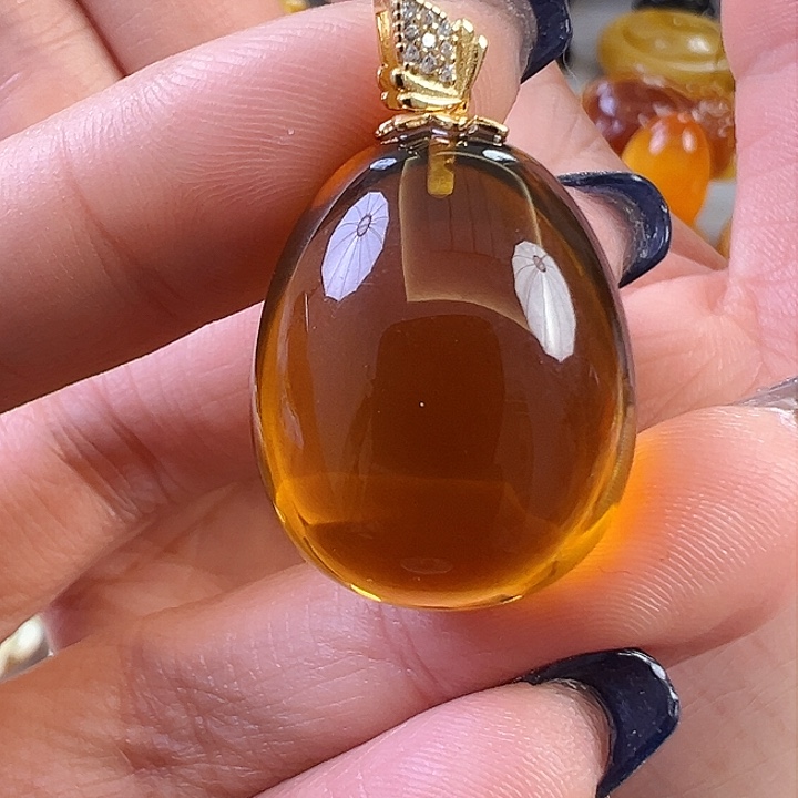 蜜蜡颈饰未镶嵌蜜蜡