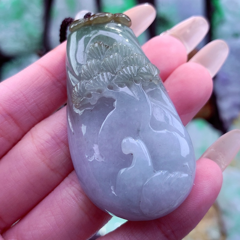 【闪购商品】翡翠颈饰未镶嵌挂件