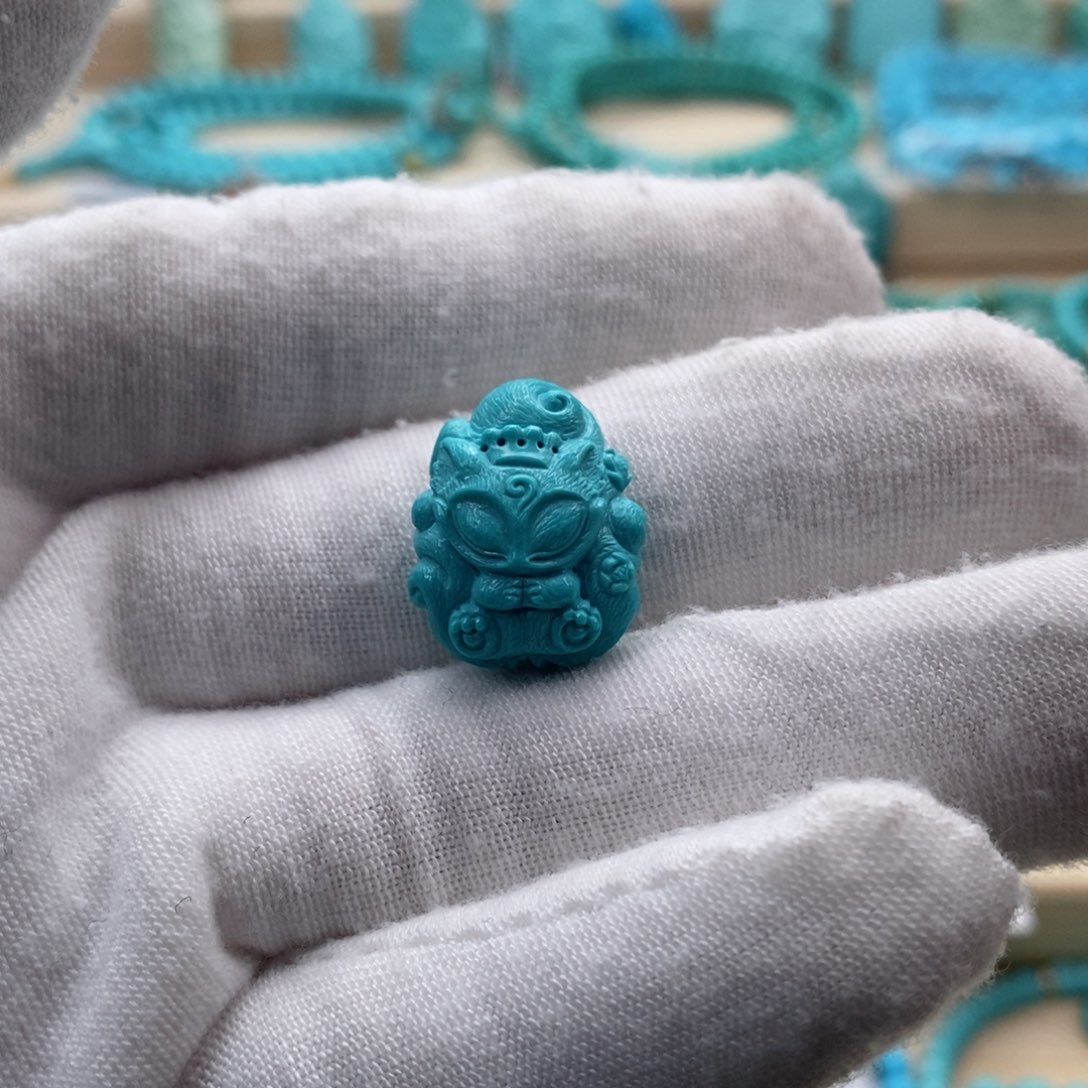 绿松石珠宝奇石未镶嵌r****界