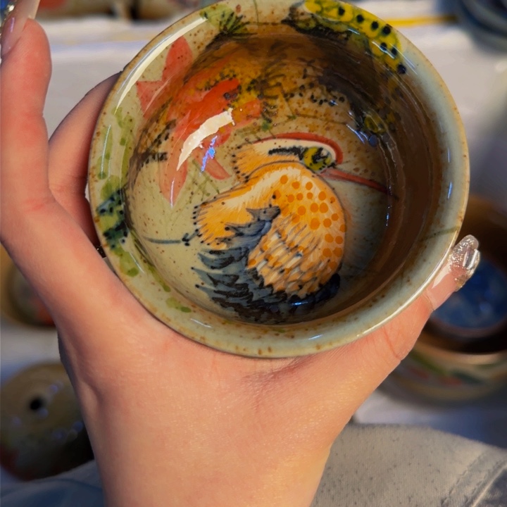 瓷片景德镇陶瓷手工手绘