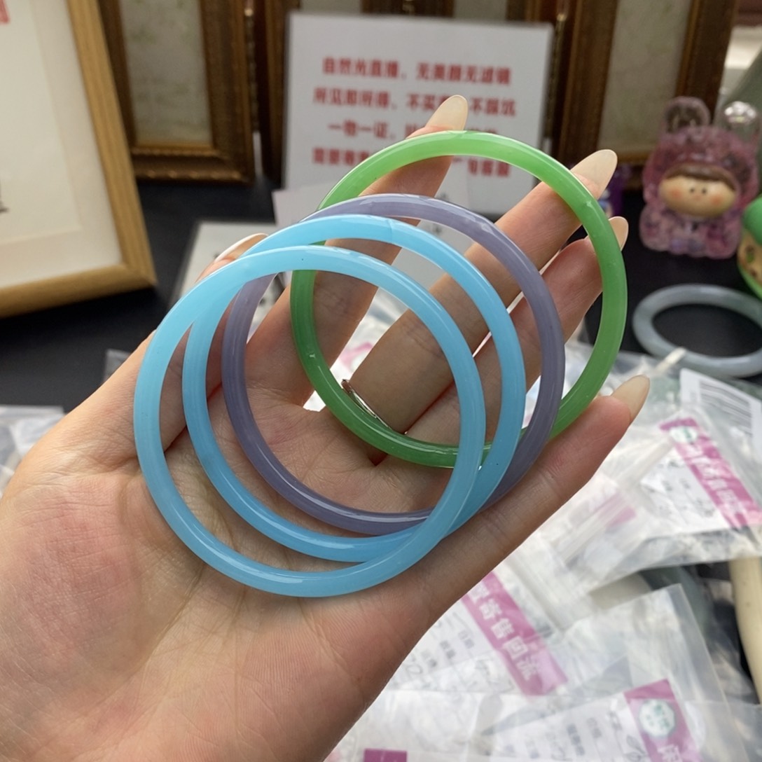 查罗石未镶嵌手镯111111111111