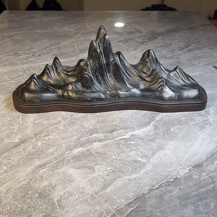 孙***奇石茶宠鱼缸文房摆件