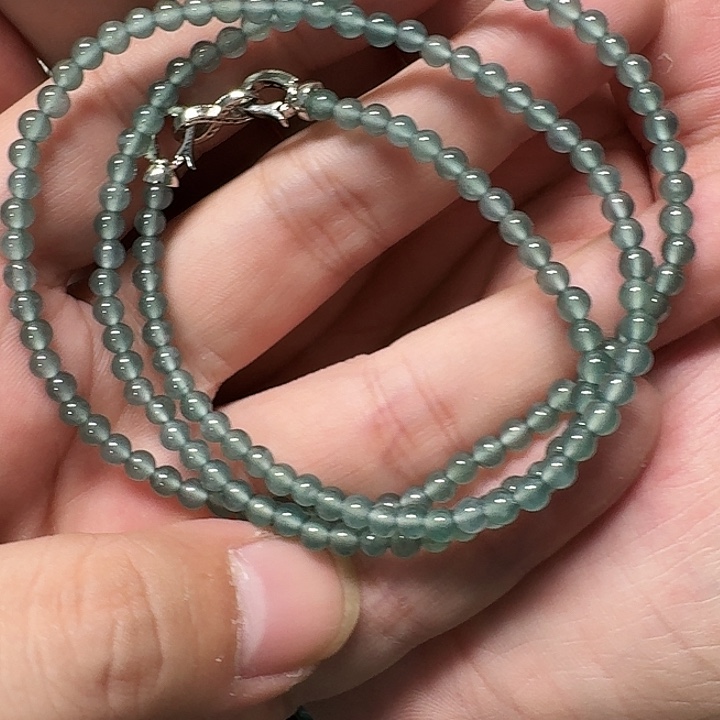 翡翠未镶嵌颈饰天然A货翡翠放漏