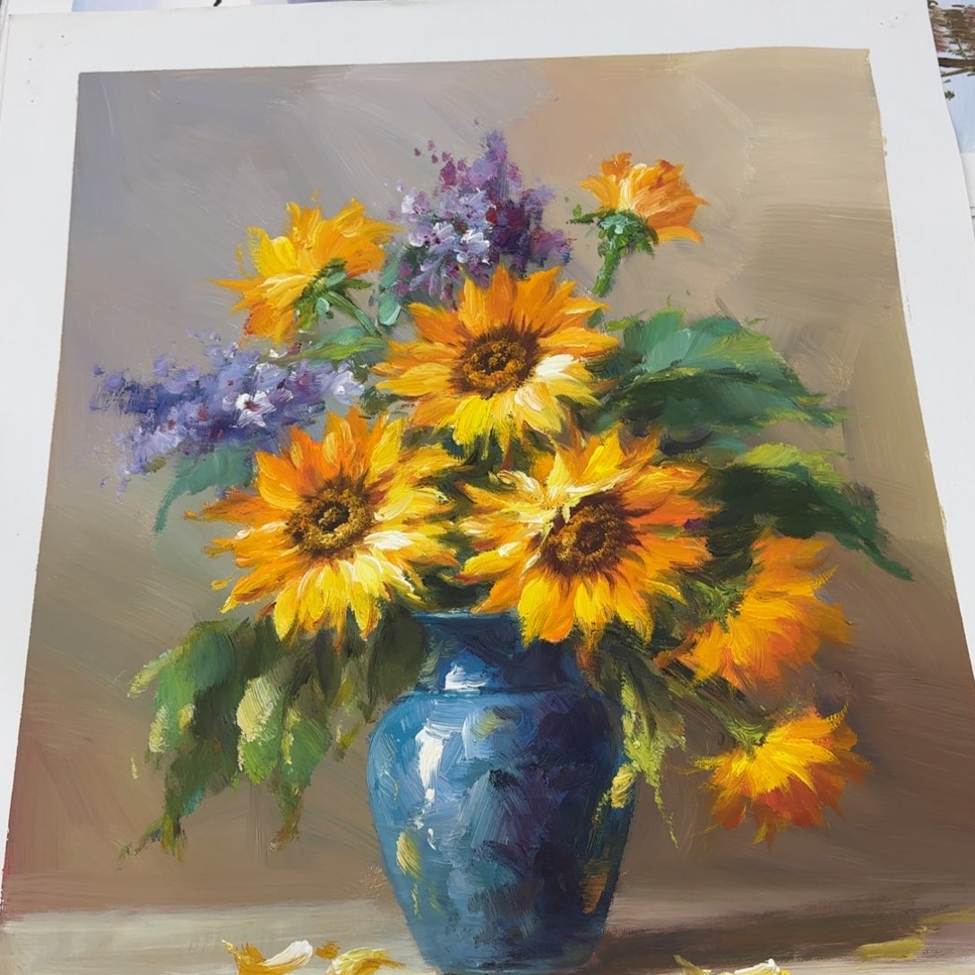 油画好想你呀。好