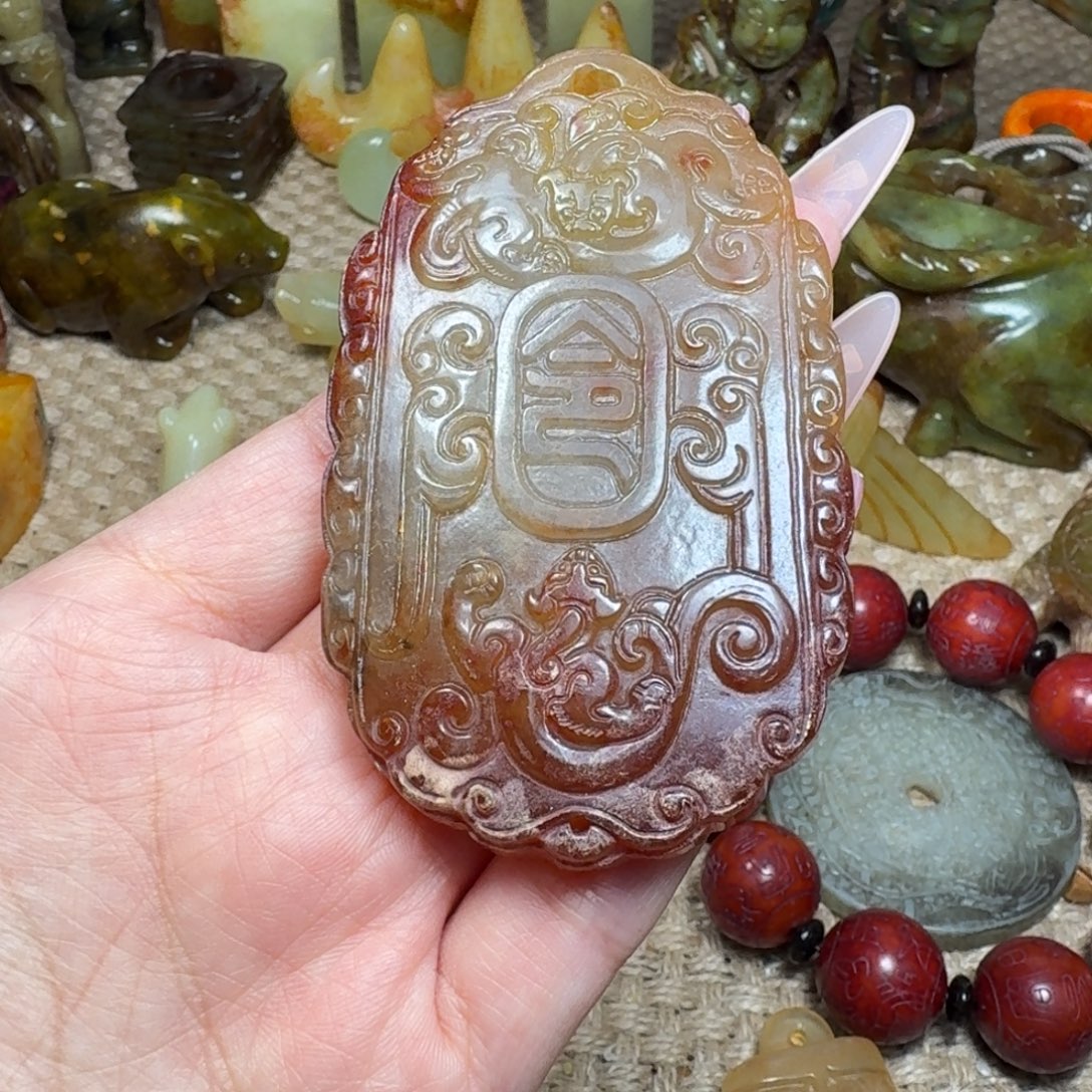 白玉菩提吊坠挂件