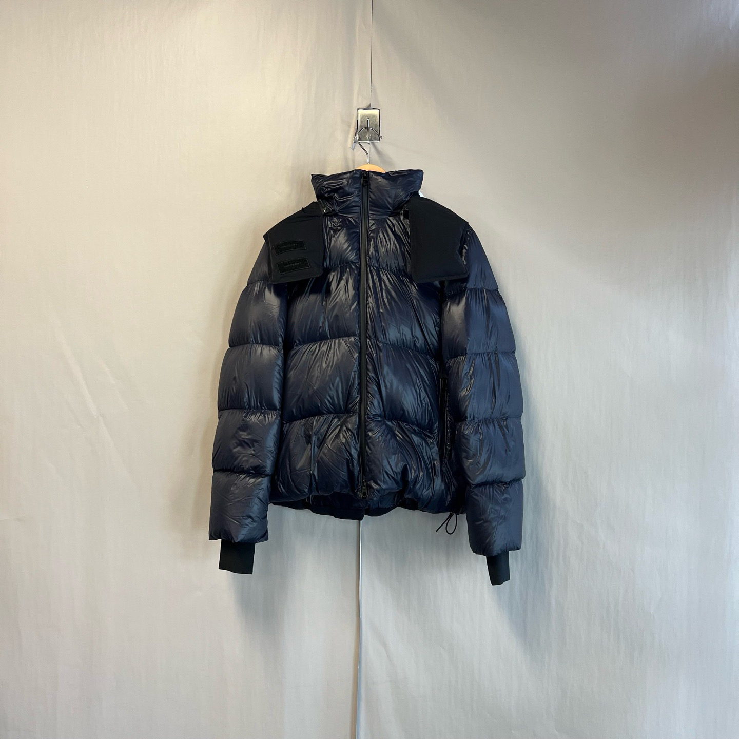 未使用 BURBERRY/博柏利 爆款帽子大logo深蓝色鹅绒羽 m码 #8848