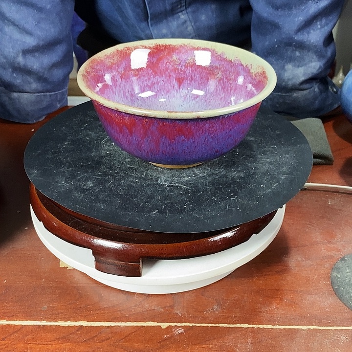 雨***哥尚峰钧窑作品手工碗