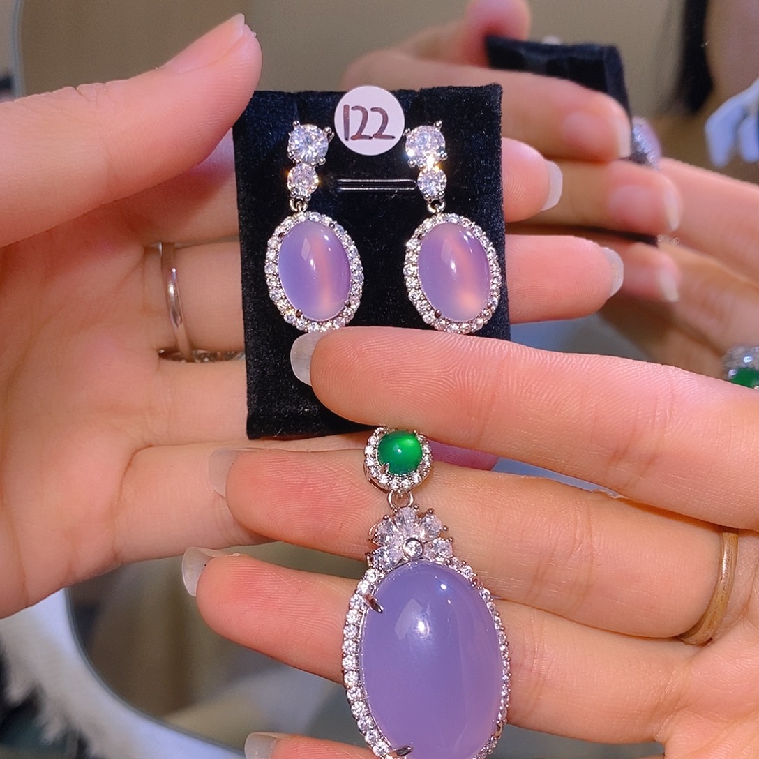 玛瑙/玉髓合金颈饰