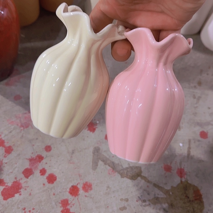 手捏奶油小➕粉手捏陶瓷