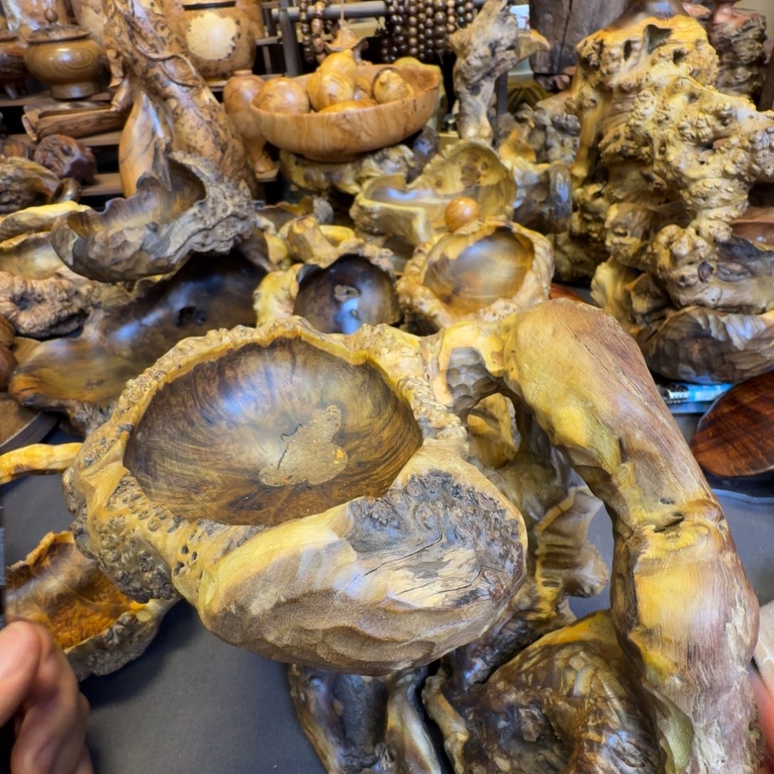 花梨木类贵黄鬼柳紫檀麻梨等硬木手作