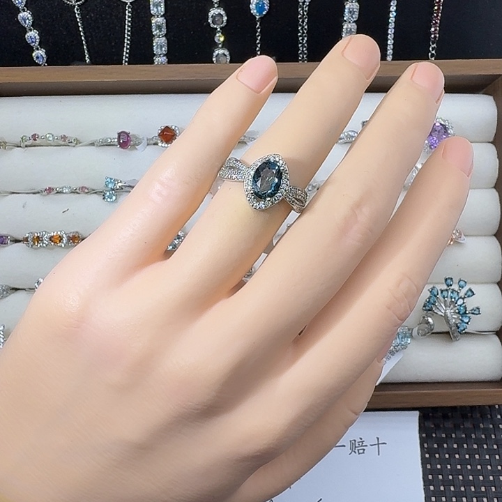 托帕石戒指未镶嵌55