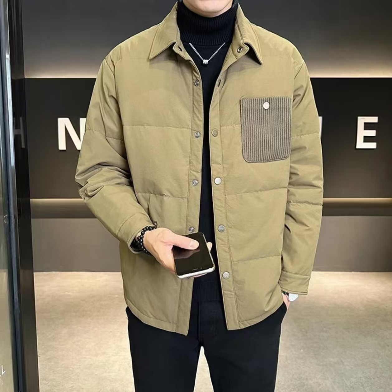 冬季新款男士时尚百搭90羽服#Z29