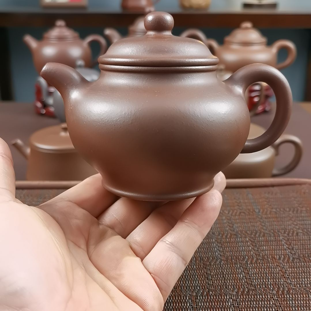 紫砂茶壶紫泥大亨掇只300CC