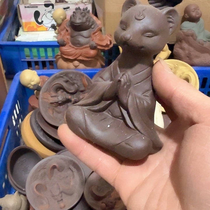 紫砂茶宠雕塑瑕疵茶宠