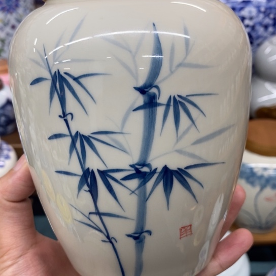瓷片陶瓷茶叶罐密封罐