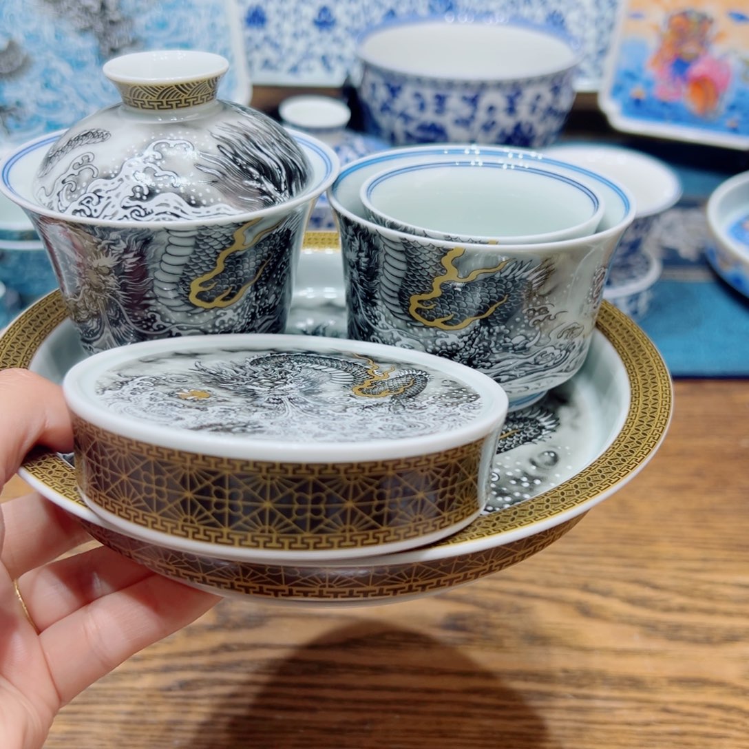 景德镇瓷器茶具套组