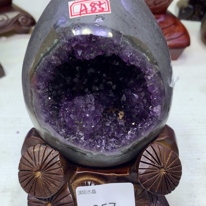 紫晶1未镶嵌257恐龙蛋