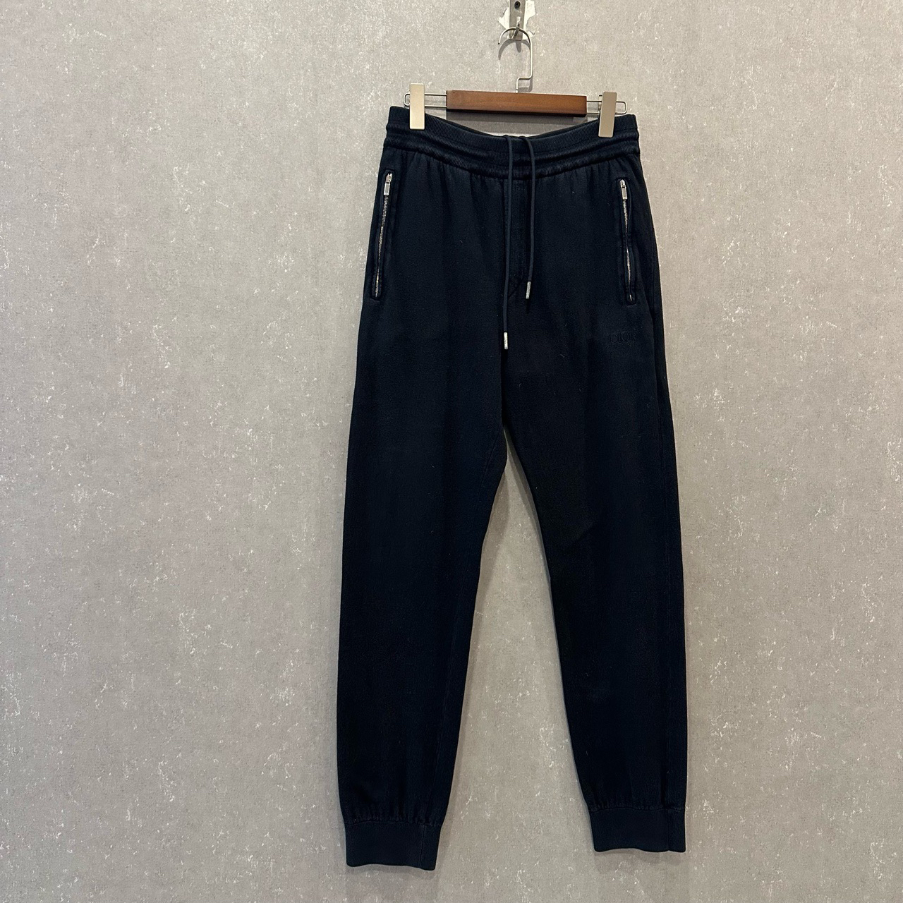 Dior 迪奥  纯色拉链口袋抽绳运动裤 S码/99新/003187