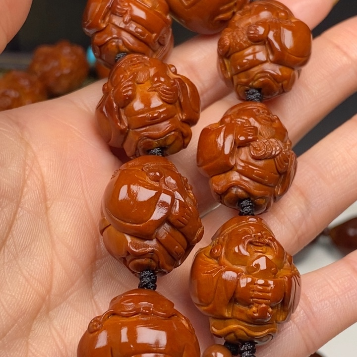 橄榄核吊坠虎*橄榄核