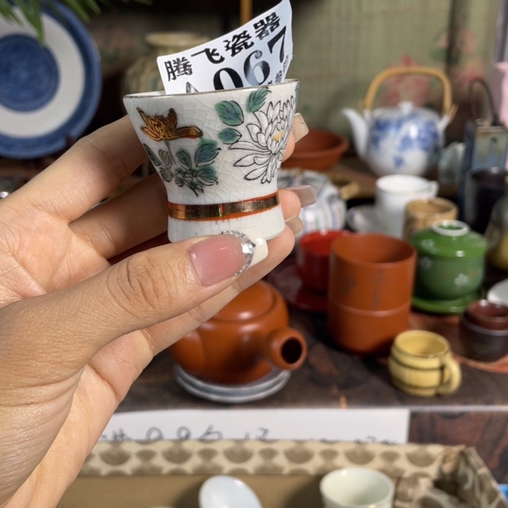 琉璃手工艺品白*糖瓷器瓷器微瑕