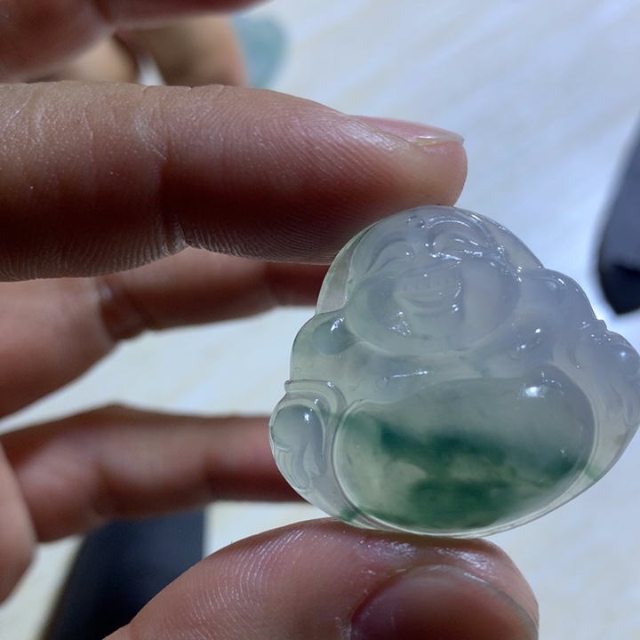 定制翡翠未镶嵌天然翡翠佛公