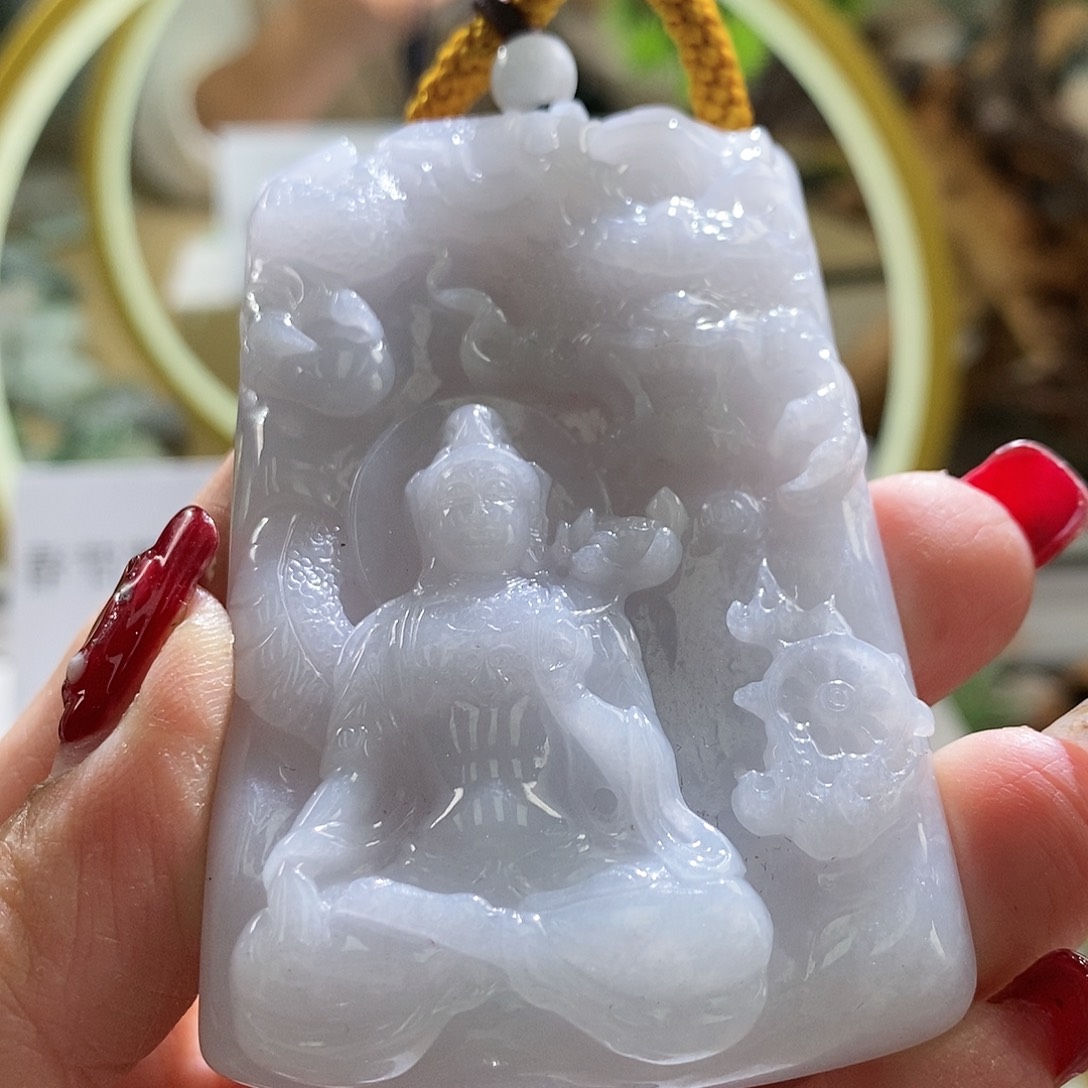【闪购商品】翡翠颈饰未镶嵌观音