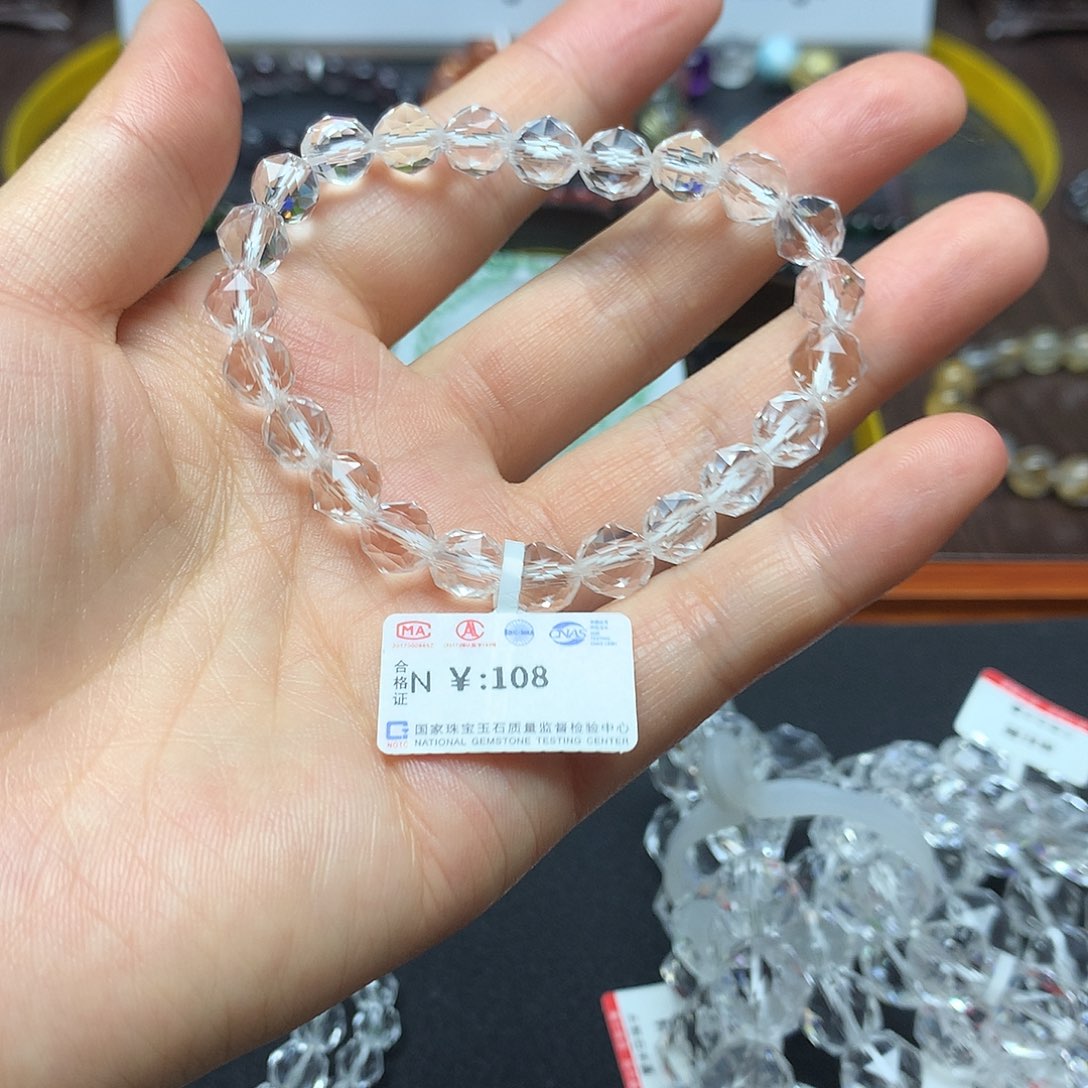 水晶手串未镶嵌手链