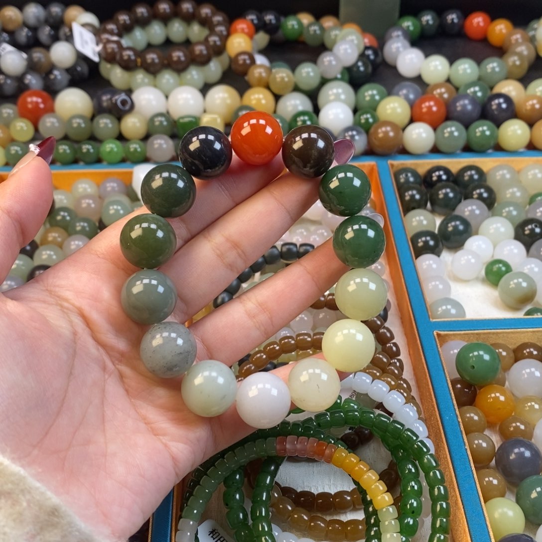 和田玉福利多宝手串未镶嵌z 16