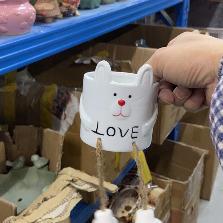 陶瓷花盆单场满9.9发8*7