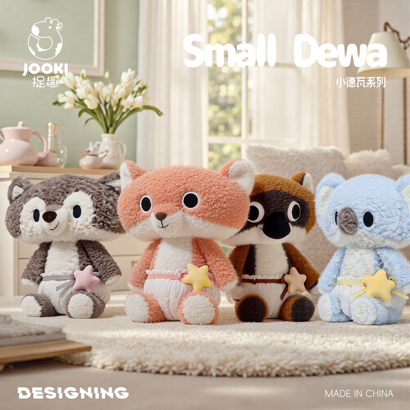 捉趣小德瓦系列考拉玩偶公仔可爱毛绒玩具送女生生日礼物睡觉抱枕