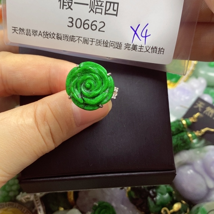 苹****翡翠未镶嵌吊坠(赠链)