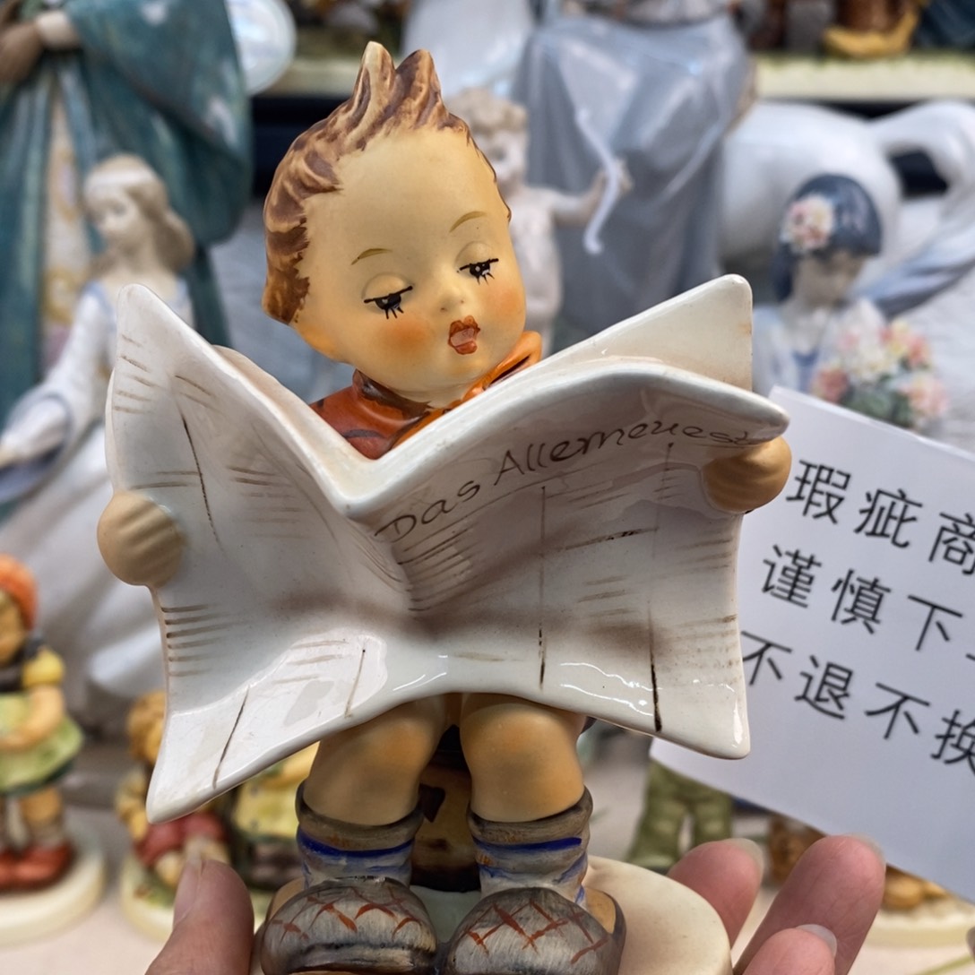 瓷片欧美中古美物摆件