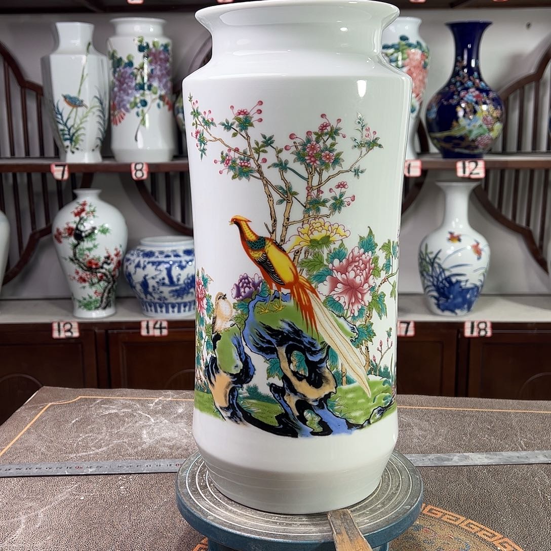 陶摆件景德镇陶瓷书富贵