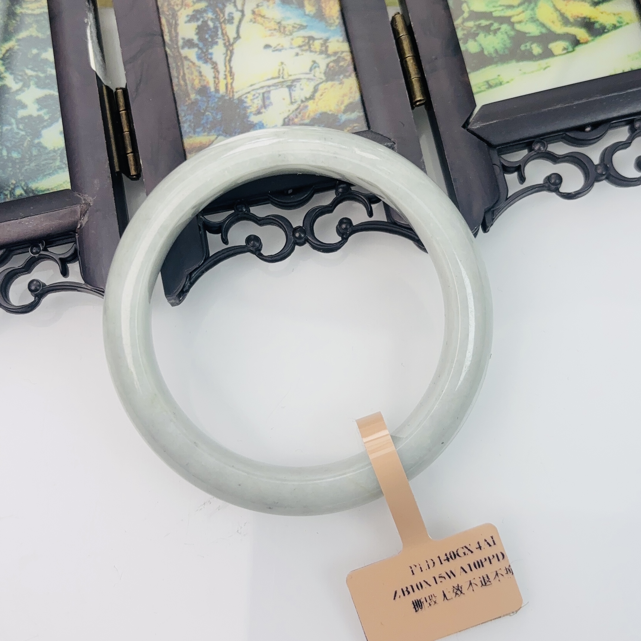 【秋姐翡翠】天然A货翡翠手镯57圈&C7-12