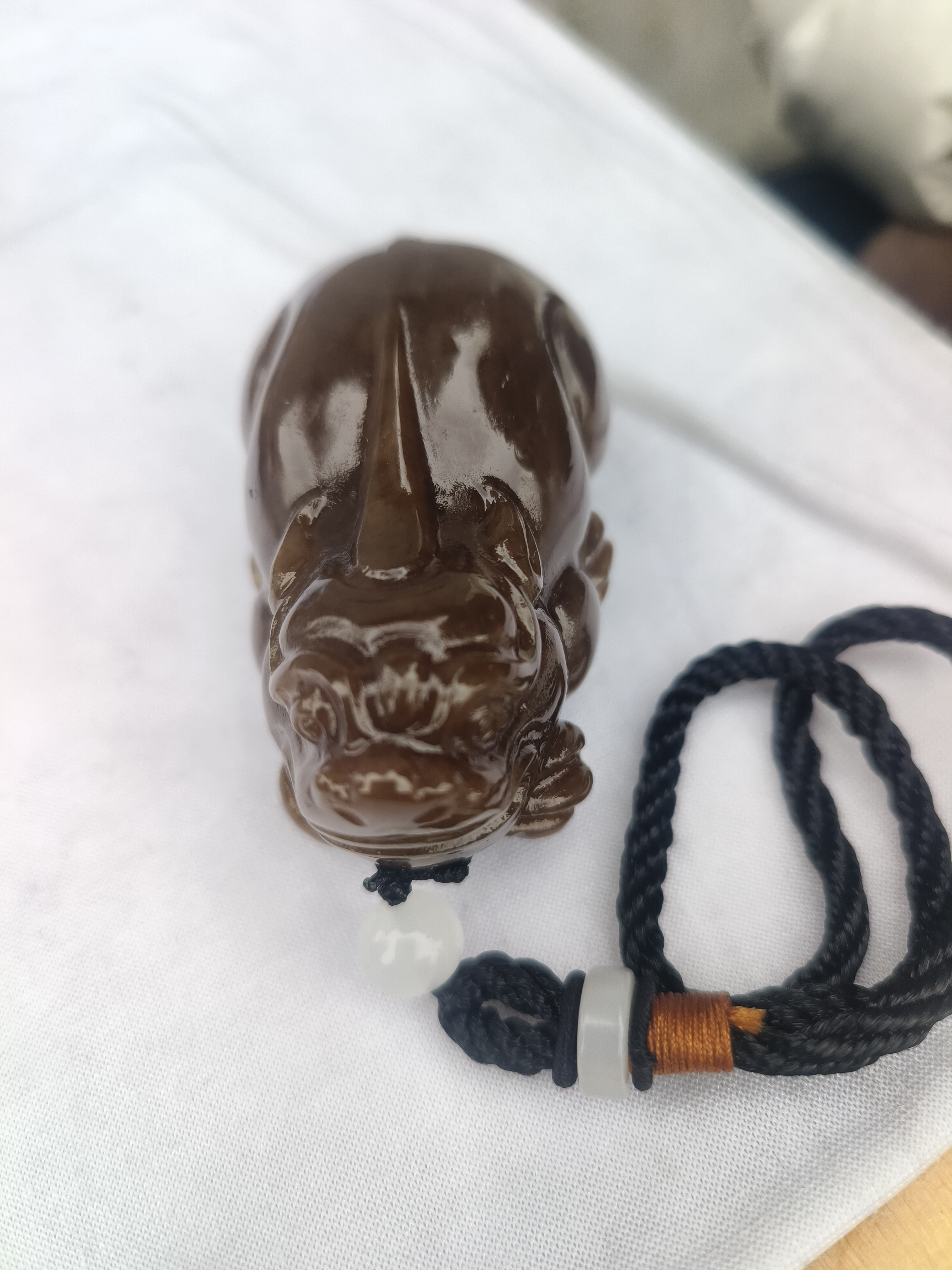 大糖貔貅色泽鲜艳油腻