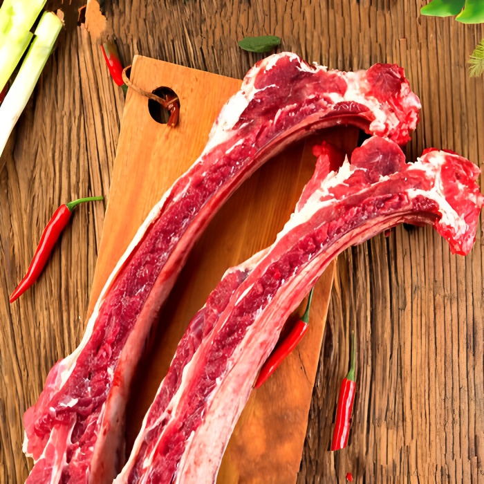 新鲜现宰小黄牛排骨牛肋排