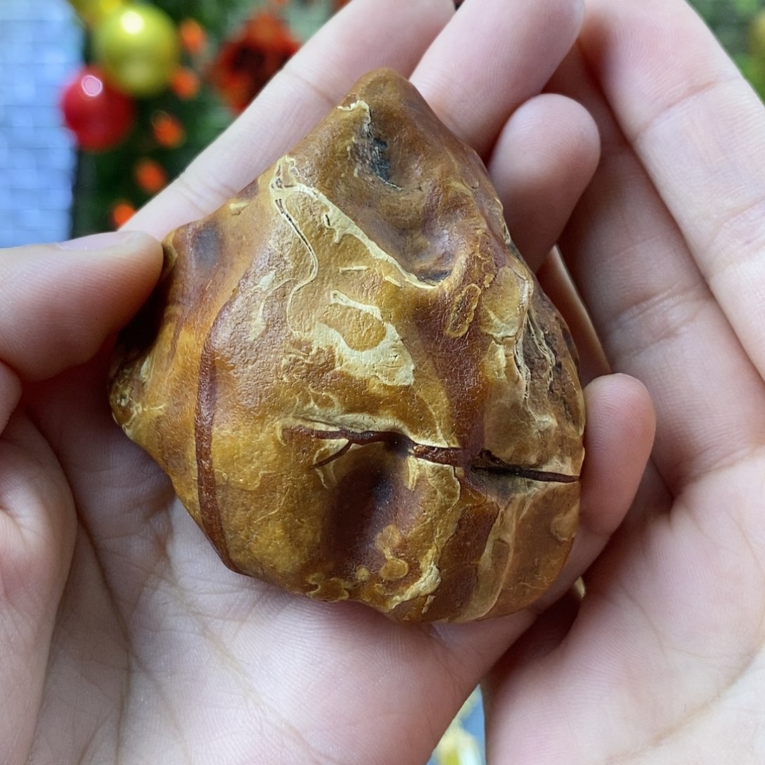 蜜蜡裸石未镶嵌蜜蜡原石