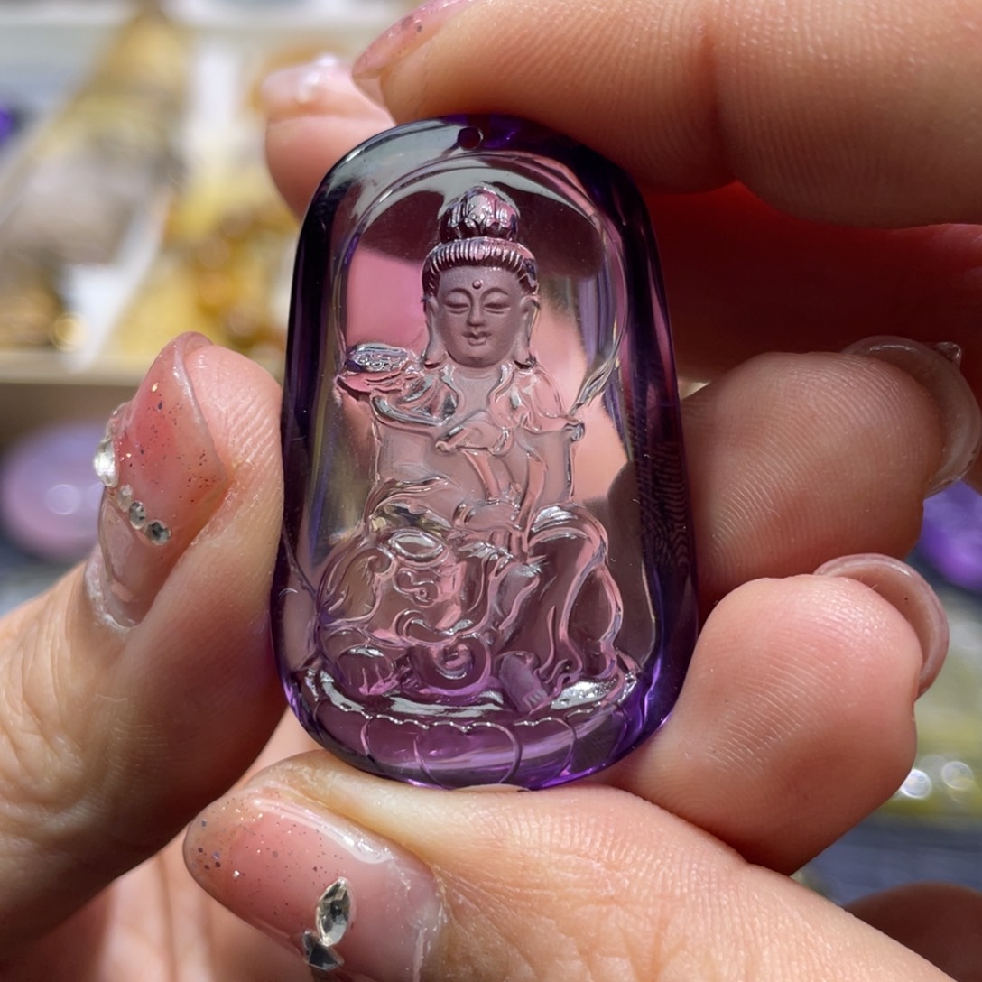 水晶颈饰未镶嵌定制