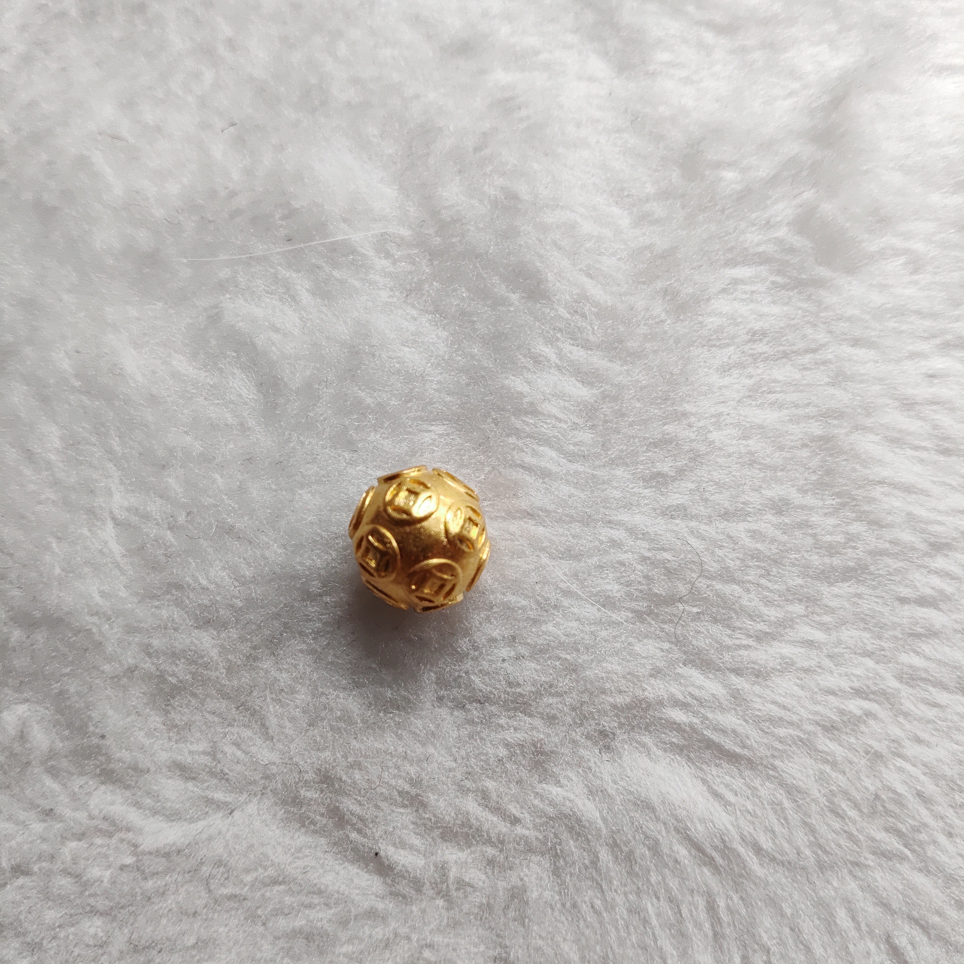 金元宝足金999貔貅珠子首饰