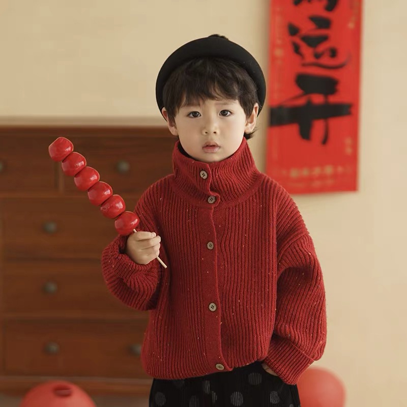 001-075【毛衣开衫】儿童男童洋气针织开衫毛衣