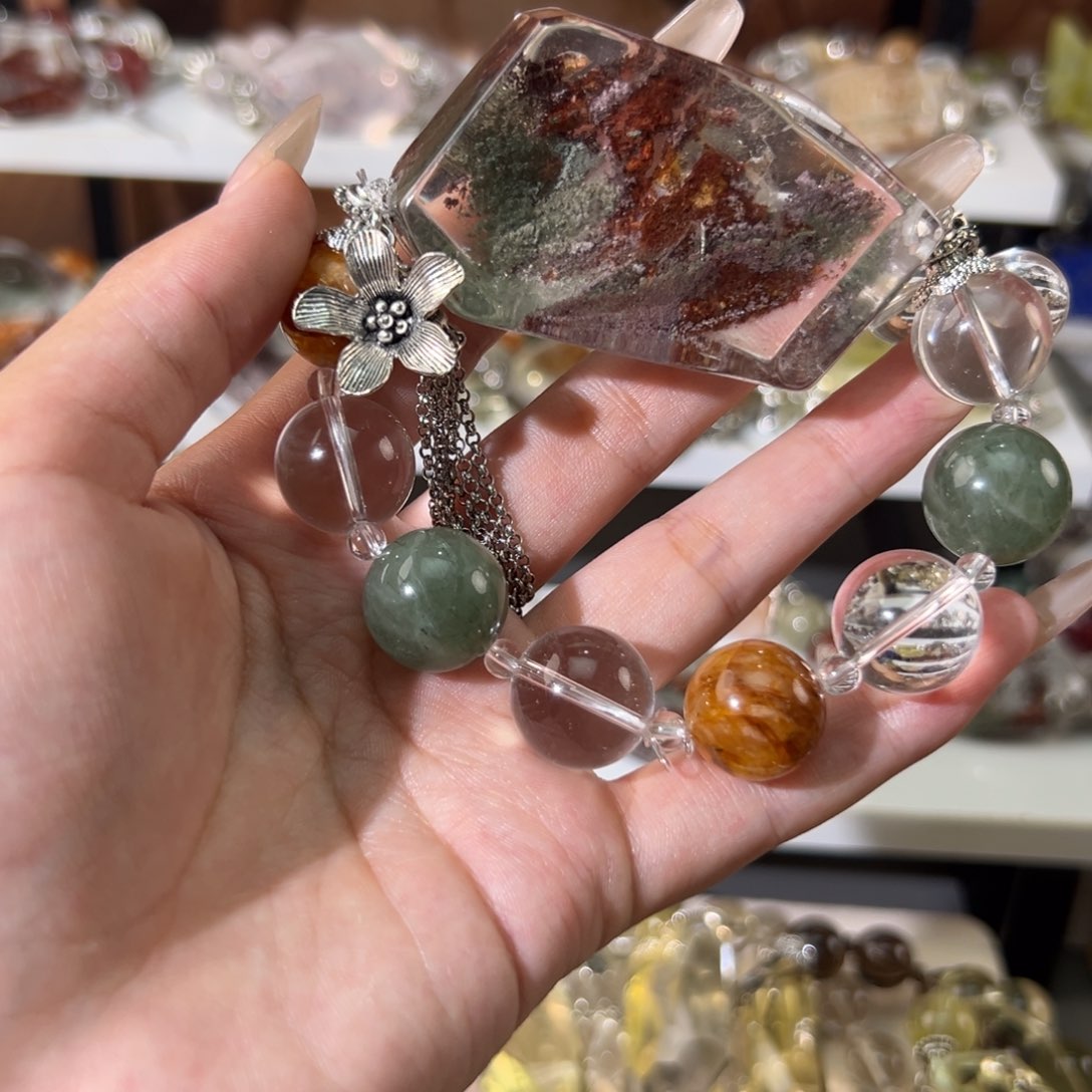 合金手链水晶南*手串