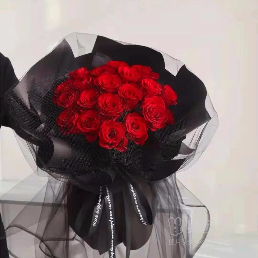 情人节花束【生日花束】33朵红玫瑰鲜花花束、情人节礼物、情人节鲜花花店鲜花配送