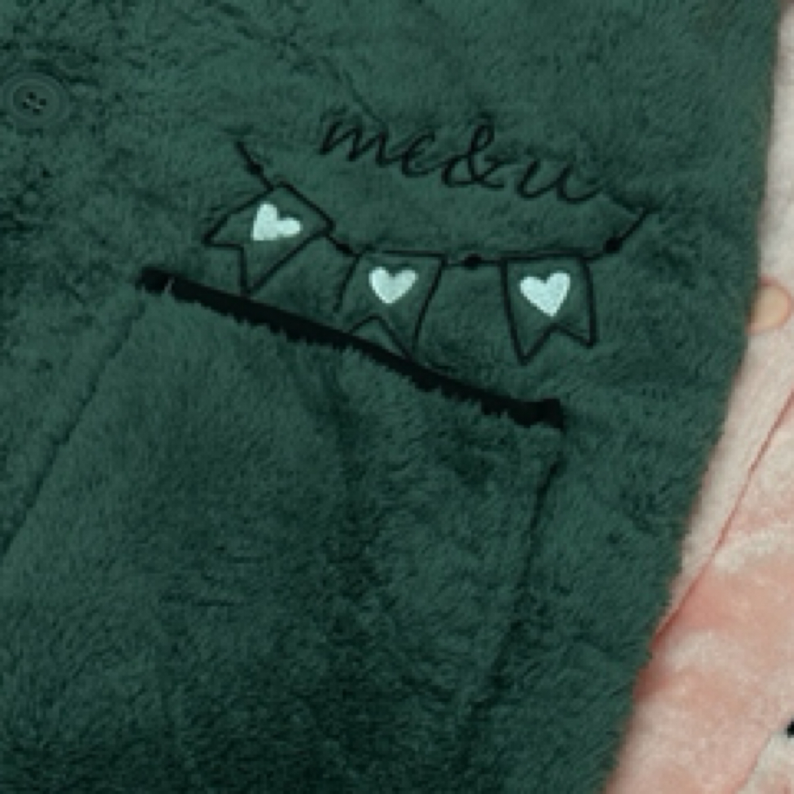 135-男士冬季开扣长袖长裤套装