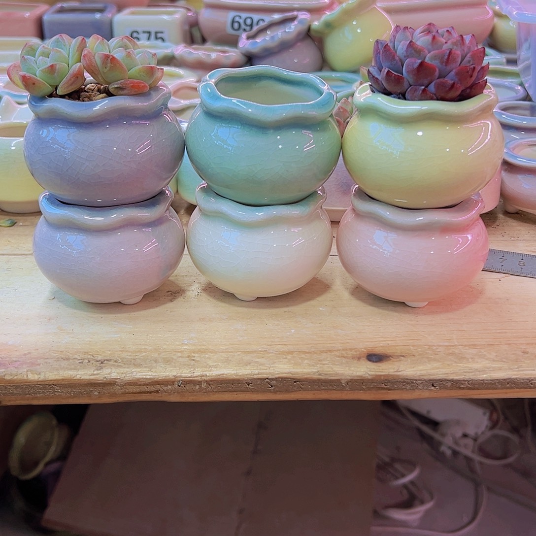 陶瓷花盆当场凑满12包邮