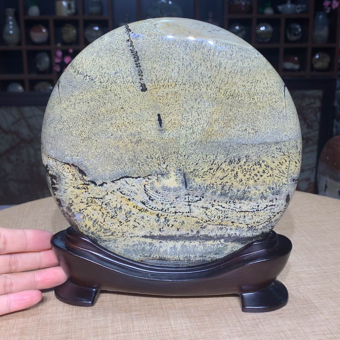 紫砂，广西国画石摆件，收藏观赏